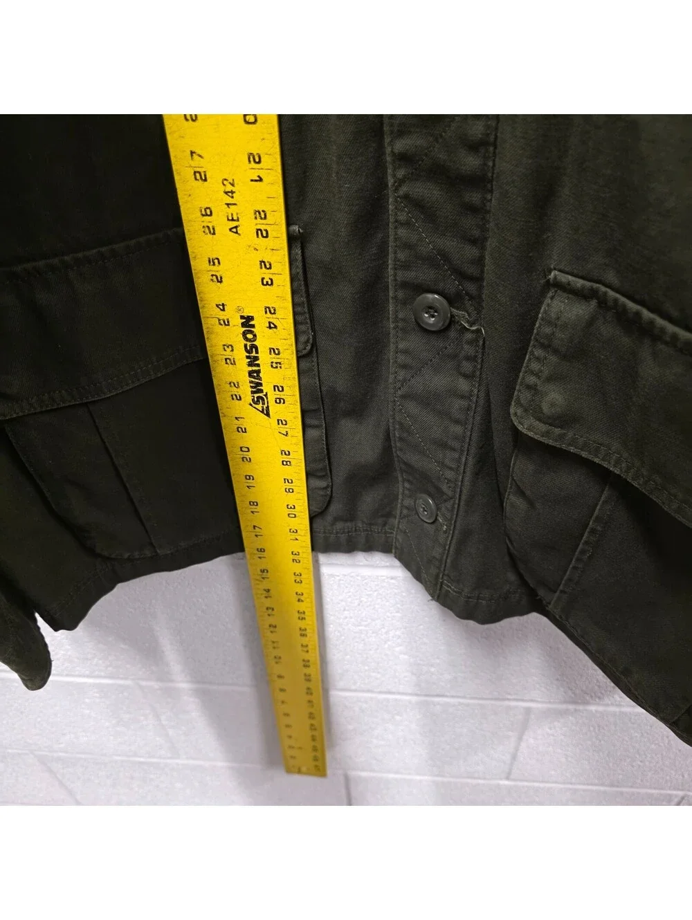 J Crew Mercantile Chore Coat Mens XL Green Flannel Lined Barn Field Jacket 25x32